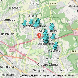 Mappa Via Isonzo, 21058 Solbiate Olona VA, Italia (1.29941)