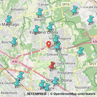 Mappa Via Isonzo, 21058 Solbiate Olona VA, Italia (2.91563)