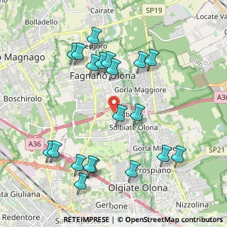 Mappa Via Isonzo, 21058 Solbiate Olona VA, Italia (2.224)