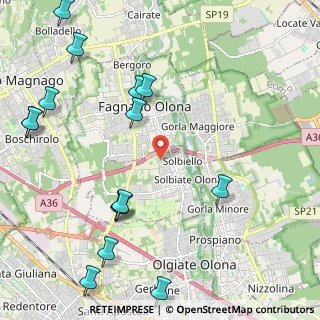 Mappa Via Isonzo, 21058 Solbiate Olona VA, Italia (2.80667)