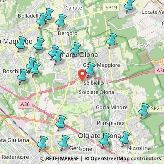 Mappa Via Isonzo, 21058 Solbiate Olona VA, Italia (2.9535)