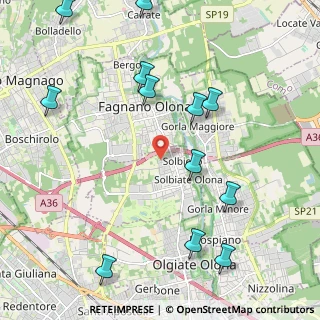 Mappa Via Isonzo, 21058 Solbiate Olona VA, Italia (2.58583)