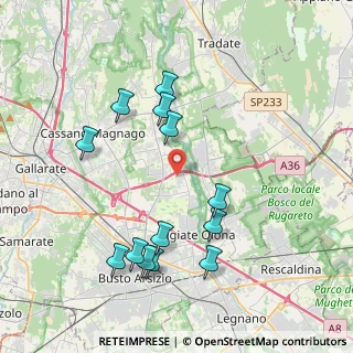 Mappa Via Isonzo, 21058 Solbiate Olona VA, Italia (4.09692)