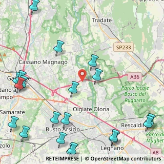 Mappa Via Isonzo, 21058 Solbiate Olona VA, Italia (6.4265)