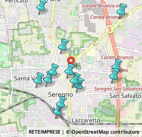 Mappa Via Giuseppe Parini, 20831 Seregno MB, Italia (1.01462)