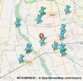 Mappa Via dei Longobardi, 35014 Fontaniva PD, Italia (4.13429)