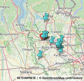 Mappa Via Cusio, 21010 Cardano Al Campo VA, Italia (9.11)