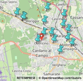 Mappa Via Cusio, 21010 Cardano Al Campo VA, Italia (2.00933)