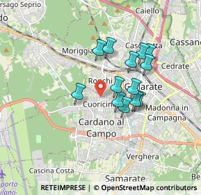 Mappa Via Cusio, 21010 Cardano Al Campo VA, Italia (1.34769)