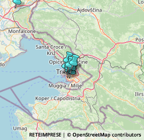 Mappa Via Alle Cave, 34128 Trieste TS, Italia (11.4275)