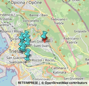 Mappa Via Alle Cave, 34128 Trieste TS, Italia (1.75417)