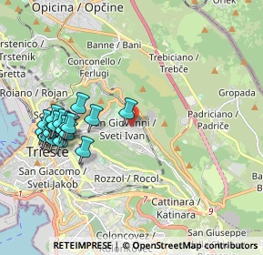 Mappa Via Alle Cave, 34128 Trieste TS, Italia (2.1705)