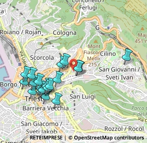 Mappa Pendice dello Scoglietto, 34127 Trieste TS, Italia (0.9535)