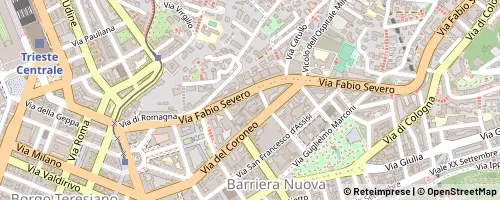 Mappa Trieste