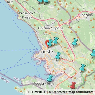 Mappa Via Papiniano, 34133 Trieste TS, Italia (5.95917)