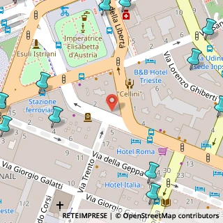 Mappa Via Carlo Ghega, 34132 Trieste TS, Italia (0.145)