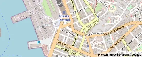 Mappa Trieste