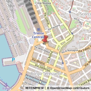 Mappa Via Carlo Ghega, 2, 34132 Trieste, Trieste (Friuli-Venezia Giulia)