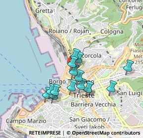 Mappa Via Carlo Ghega, 34121 Trieste TS, Italia (0.74333)