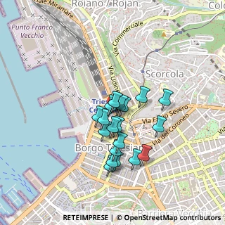 Mappa Via Benvenuto Cellini, 34132 Trieste TS, Italia (0.323)