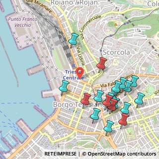 Mappa Via Benvenuto Cellini, 34132 Trieste TS, Italia (0.587)
