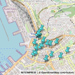 Mappa Via Carlo Ghega, 34132 Trieste TS, Italia (0.4255)