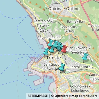 Mappa Via Carlo Ghega, 34132 Trieste TS, Italia (1.17364)