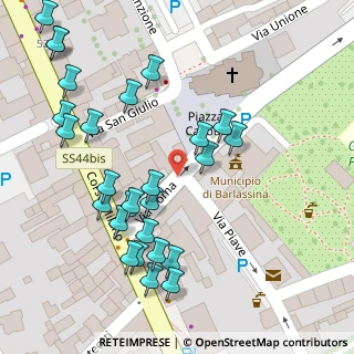 Mappa Piazza Camillo Benso Conte di Cavour, 20825 Barlassina MB, Italia (0.07778)