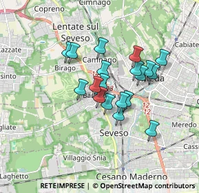 Mappa 20825 Barlassina MB, Italia (1.26)