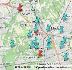 Mappa 20825 Barlassina MB, Italia (2.27)