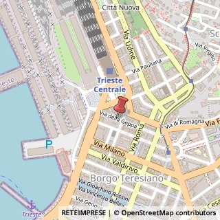 Mappa Via della Geppa,  9, 34132 Trieste, Trieste (Friuli-Venezia Giulia)