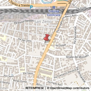Mappa Strada Terraglio, 62, 31100 Treviso, Treviso (Veneto)