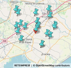 Mappa Via Fossà, 30027 San Donà di Piave VE, Italia (6.903)