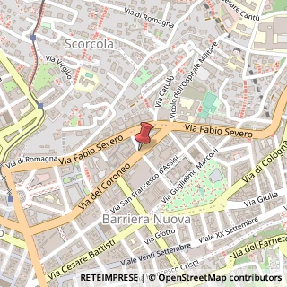 Mappa Via del Coroneo,  30, 34133 Trieste, Trieste (Friuli-Venezia Giulia)