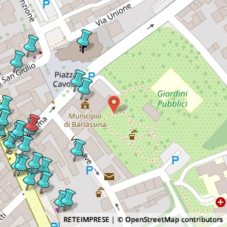 Mappa Piazza Cavour, 20825 Barlassina MB, Italia (0.09583)