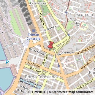 Mappa Via Carlo Ghega, 10, 34132 Trieste, Trieste (Friuli-Venezia Giulia)