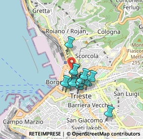 Mappa Via Lorenzo Ghiberti, 34132 Trieste TS, Italia (0.63077)