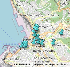 Mappa Via Lorenzo Ghiberti, 34132 Trieste TS, Italia (0.74133)
