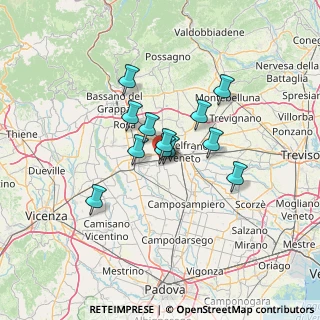 Mappa Via Secondo Castello, 35018 San Martino di Lupari PD, Italia (9.25417)