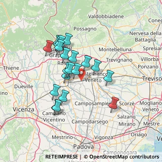 Mappa Via Secondo Castello, 35018 San Martino di Lupari PD, Italia (12.107)