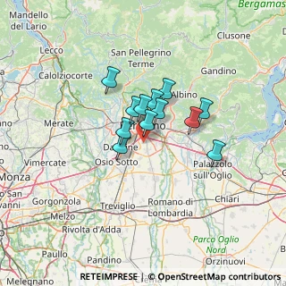 Mappa Via Cascina Maffeis, 24052 Azzano San Paolo BG, Italia (8.4775)