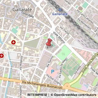 Mappa Via Cadore, 1, 21013 Gallarate, Varese (Lombardia)