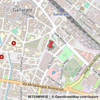 Mappa Via Cadore, 3, 21013 Gallarate, Varese (Lombardia)