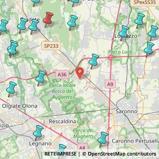 Mappa Vicolo Piave, 21040 Cislago VA, Italia (7.358)