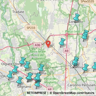 Mappa Vicolo Piave, 21040 Cislago VA, Italia (6.786)