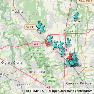 Mappa Vicolo Piave, 21040 Cislago VA, Italia (4.01333)