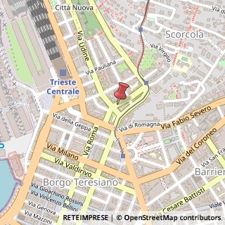 Mappa Via Cecilia de Rittmeyer, 5, 34134 Trieste, Trieste (Friuli-Venezia Giulia)
