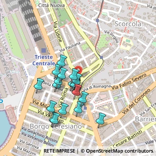 Mappa Via Udine, 34133 Trieste TS, Italia (0.201)