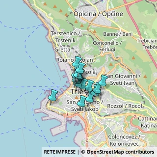 Mappa Via Udine, 34133 Trieste TS, Italia (0.91375)