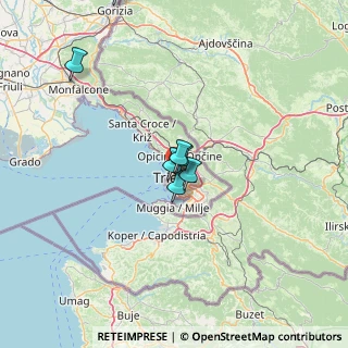 Mappa Via Udine, 34133 Trieste TS, Italia (41.4925)
